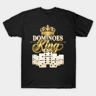 Dominoes King Royal Gold Crown Luxury Edition T-Shirt