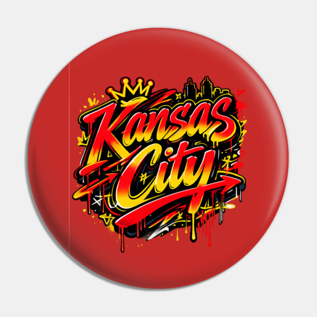 Kansas City Graffiti Pin by CrazyGirl
