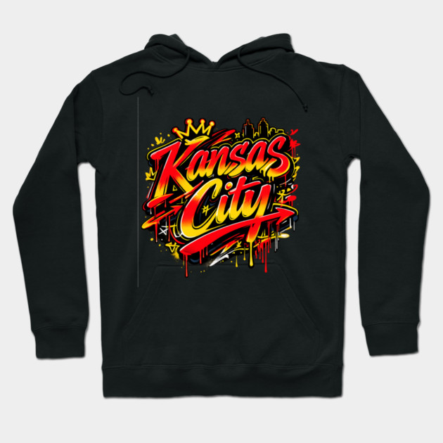 Kansas City Graffiti Hoodie by CrazyGirl