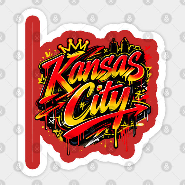 Kansas City Graffiti Sticker by CrazyGirl