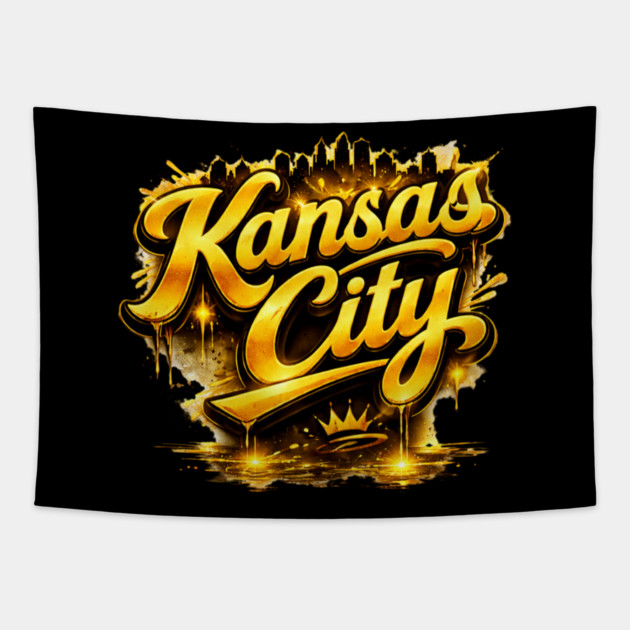 Kansas City Gold Tapestry by CrazyGirl