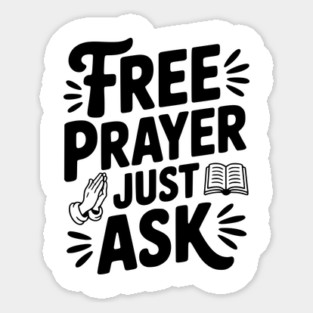 Free Prayer Just Ask Magnet