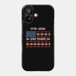 USA 250 Years Crawfish Flag 1776–2026 Patriotic Phone Case