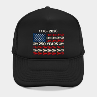 USA 250 Years Crawfish Flag 1776–2026 Patriotic Hat