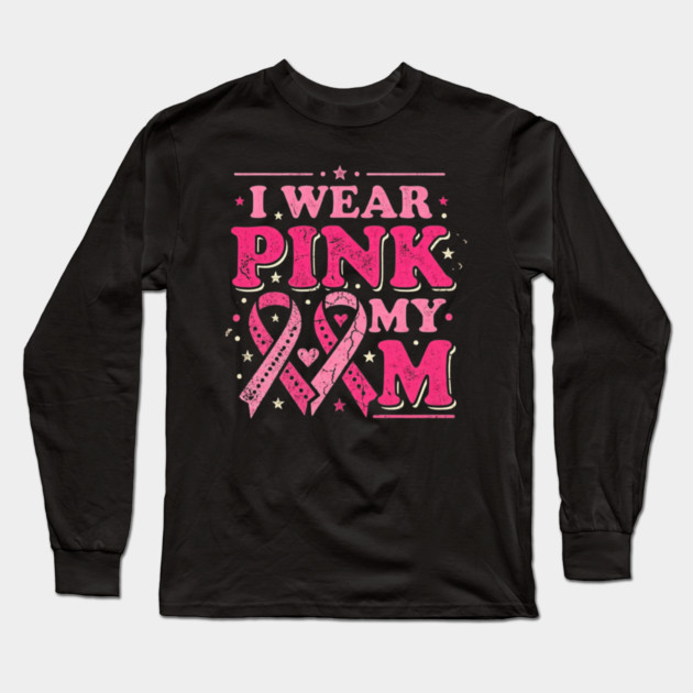 Breast Cancer Awareness Long Sleeve T-Shirt by Fatiha's Store 2