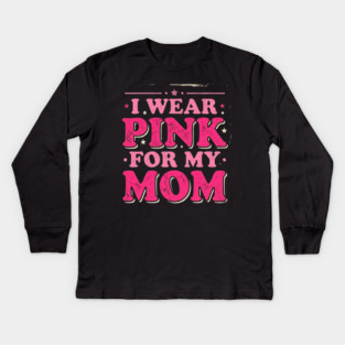 Breast Cancer Awareness Kids Long Sleeve T-Shirt