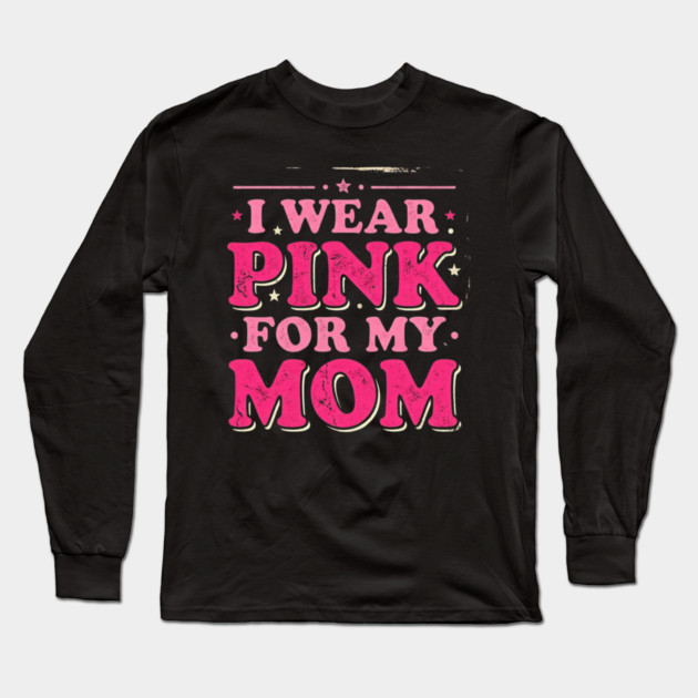 Breast Cancer Awareness Long Sleeve T-Shirt by Fatiha's Store 2