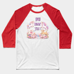 Hey Sugar Tits Baseball T-Shirt
