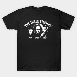 The Three Stooges Vintage | Moe Larry Curly Classic Comedy T-Shirt
