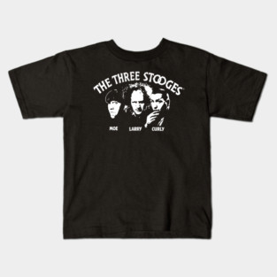 The Three Stooges Vintage | Moe Larry Curly Classic Comedy Kids T-Shirt