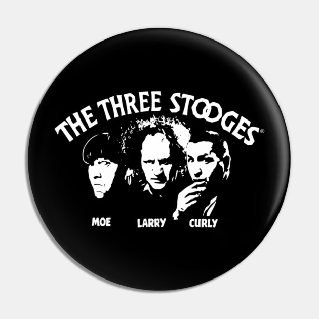 The Three Stooges Vintage | Moe Larry Curly Classic Comedy Pin by James Bates