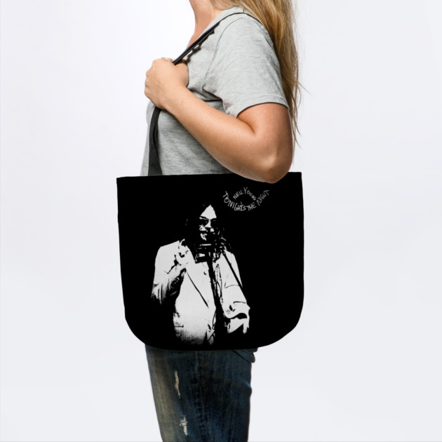 Neil Young Tonight’s The Night Vintage Rock Music Graphic by James Bates