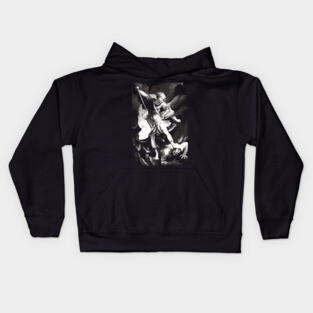 Saint Michael Archangel Angel Kids Hoodie