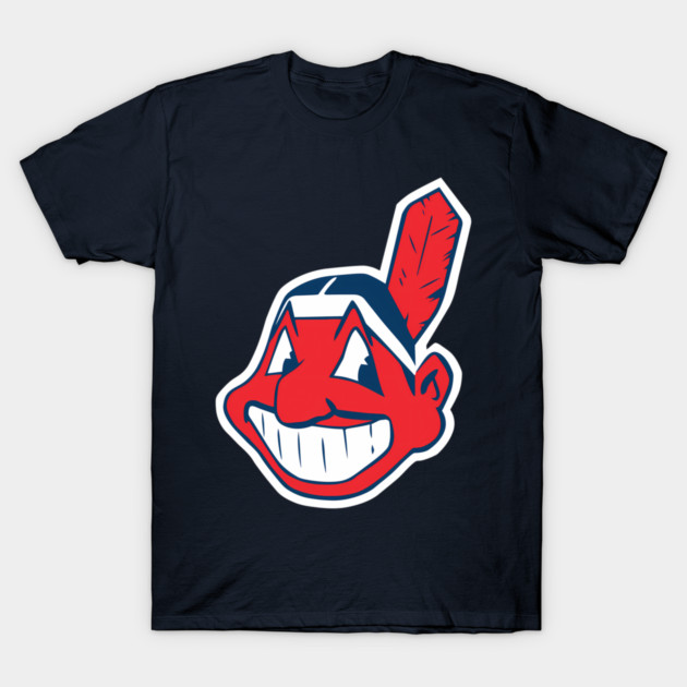 Clevelands Indianss Chief Wahooo Vintage Style Mascot Retro T-Shirt by James Bates