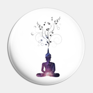 Meditation Buddhism Light Within Pin