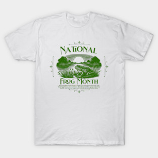National Frog Month T-Shirt