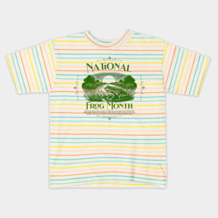 National Frog Month Kids T-Shirt