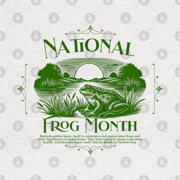National Frog Month by HolidayBug