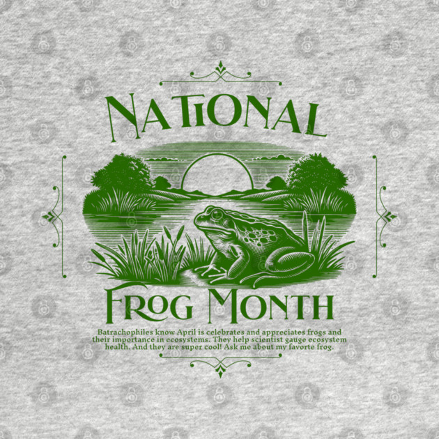 National Frog Month by HolidayBug