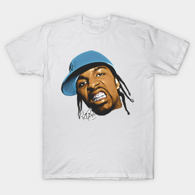 Lil Flip Rapper Face - (kbacha-milian) - Lil Flip Rapper Face - T-Shirt ...