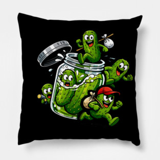 The Great Pickle Escape Pillow