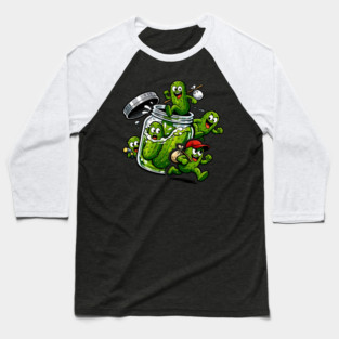 The Great Pickle Escape Baseball T-Shirt