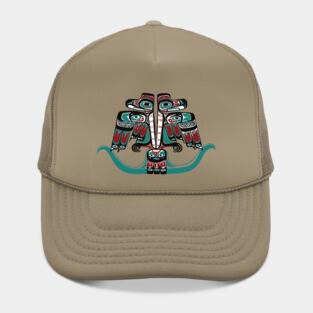 Nortwest Pacific Coast Haida Tlingit Thunderbird Hat