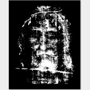 Shroud of Turin Jesus Christ Face Posters and Art