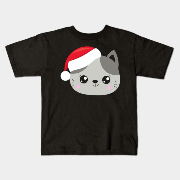 Christmas Cat, Cute Cat, Santa Hat, Cat With Hat Christmas Cat