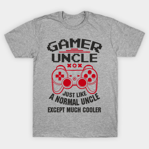 Gamer Uncle Nerdy Family Gaming Vibes T-Shirt by Anticorporati