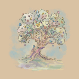Butterfly Tree T-Shirt