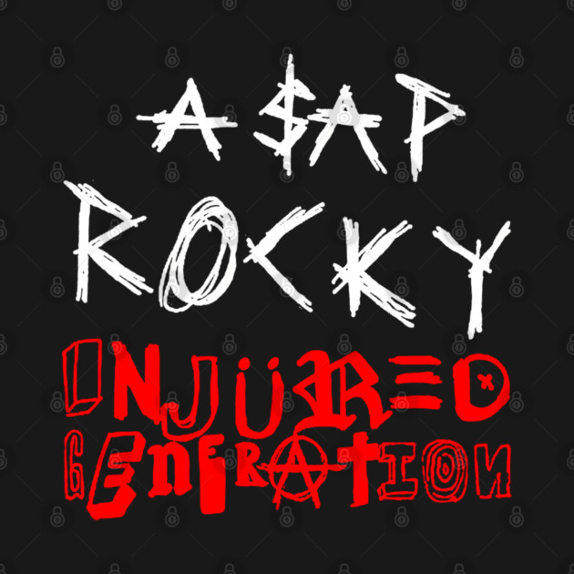 Äsap A$Ap Rocky Injured Generation Graffiti Hip Hop by James Bates