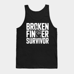 Broken Finger Survivor Tank Top