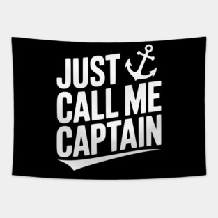 Just Call Me Captain Tapestry