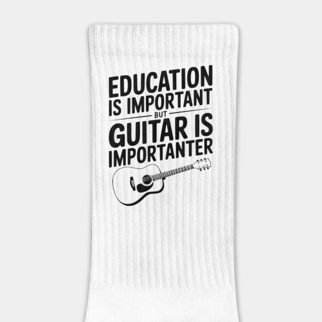 Education is Important Guitar is Importanter by Frank Ring