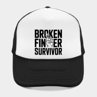 Broken Finger Survivor Hat