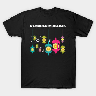 Ramadan Mubarak Ramadan Kareem Colourful Lantern Fanous Gift T-Shirt
