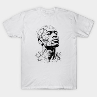 Broken Soul Resilience Portrait Graphic T-Shirt