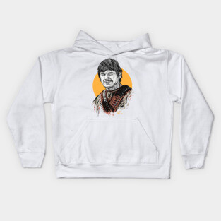 Charles Bronson - An illustration by Paul Cemmick Kids Hoodie