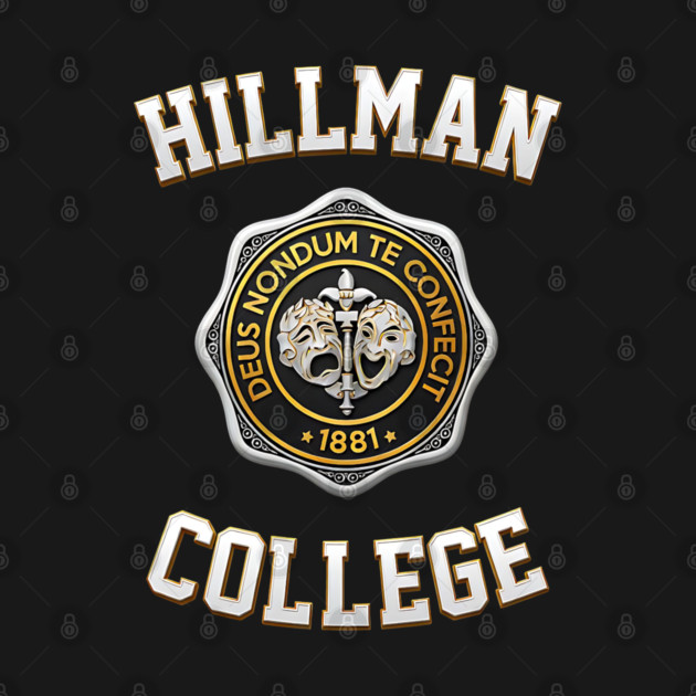 Hillman College Crest Vintage HBCU Style by UrbanLifeApparel