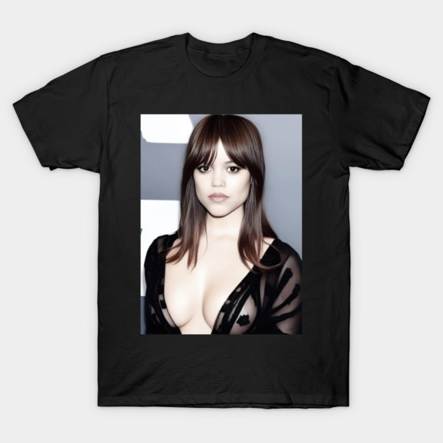 Jenna Ortega (Sexy Pose) T-Shirt by Manish