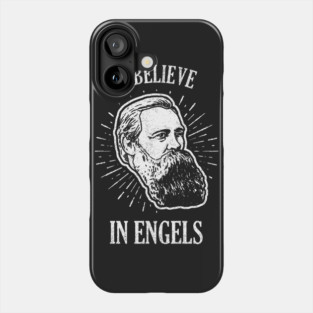 I Believe In Friedrich Engels | Funny Communist Socialist Phone Case