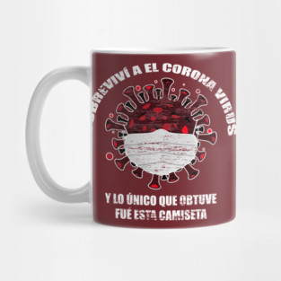 I survived Corona Virus Spanish version Mug