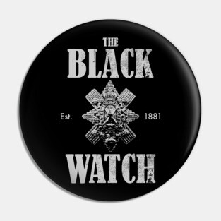 The Black Watch (distressed) Pin