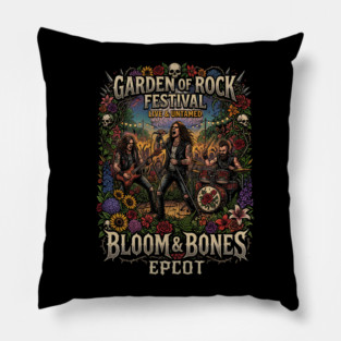Garden of Rock Festival Epcot Concert Series Pillow
