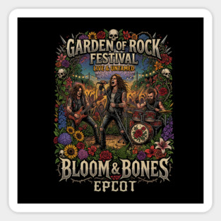 Garden of Rock Festival Epcot Concert Series Magnet