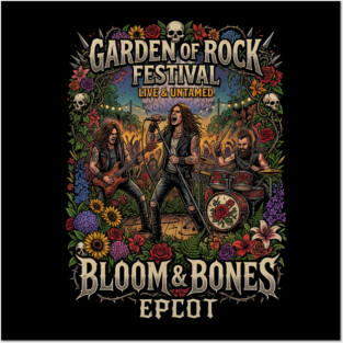 Garden of Rock Festival Epcot Concert Series Posters and Art