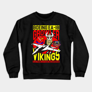 VAQ-129 Vikings - EA-18 Growler Crewneck Sweatshirt