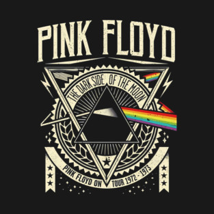 Pink-Floyd Dark Side of the Moon Vintage Tour 1972 1973 T-Shirt