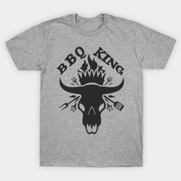 BBQ King Meat Lover Carnivore Vibes T-Shirt by Anticorporati